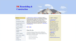 Desktop Screenshot of dkremodelingandconstruction.com